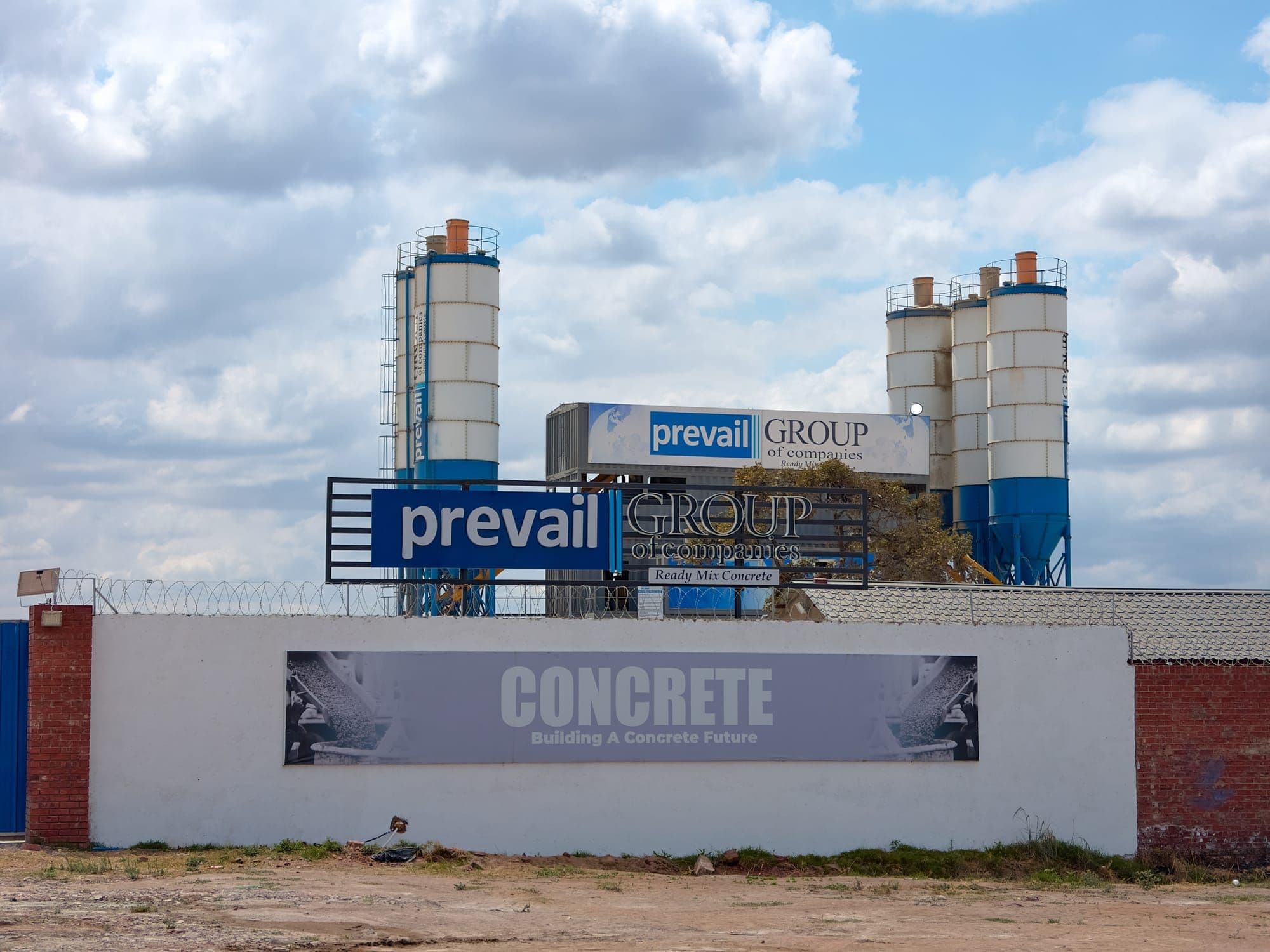 The Prevail Concrete Plot 3A facility in Norton, seen from the main gate